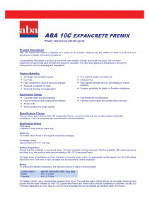 ABA10C Expancrete Premix_TDS-1